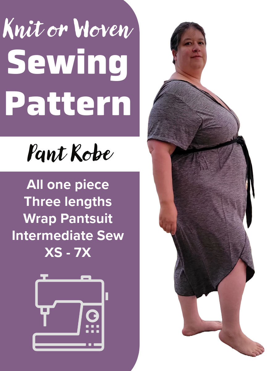 All in One Pants Robe Postpartum PDF Sewing Pattern – Yawning Mama
