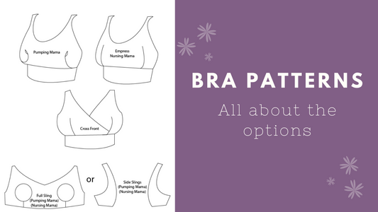 All about our bra sewing patterns