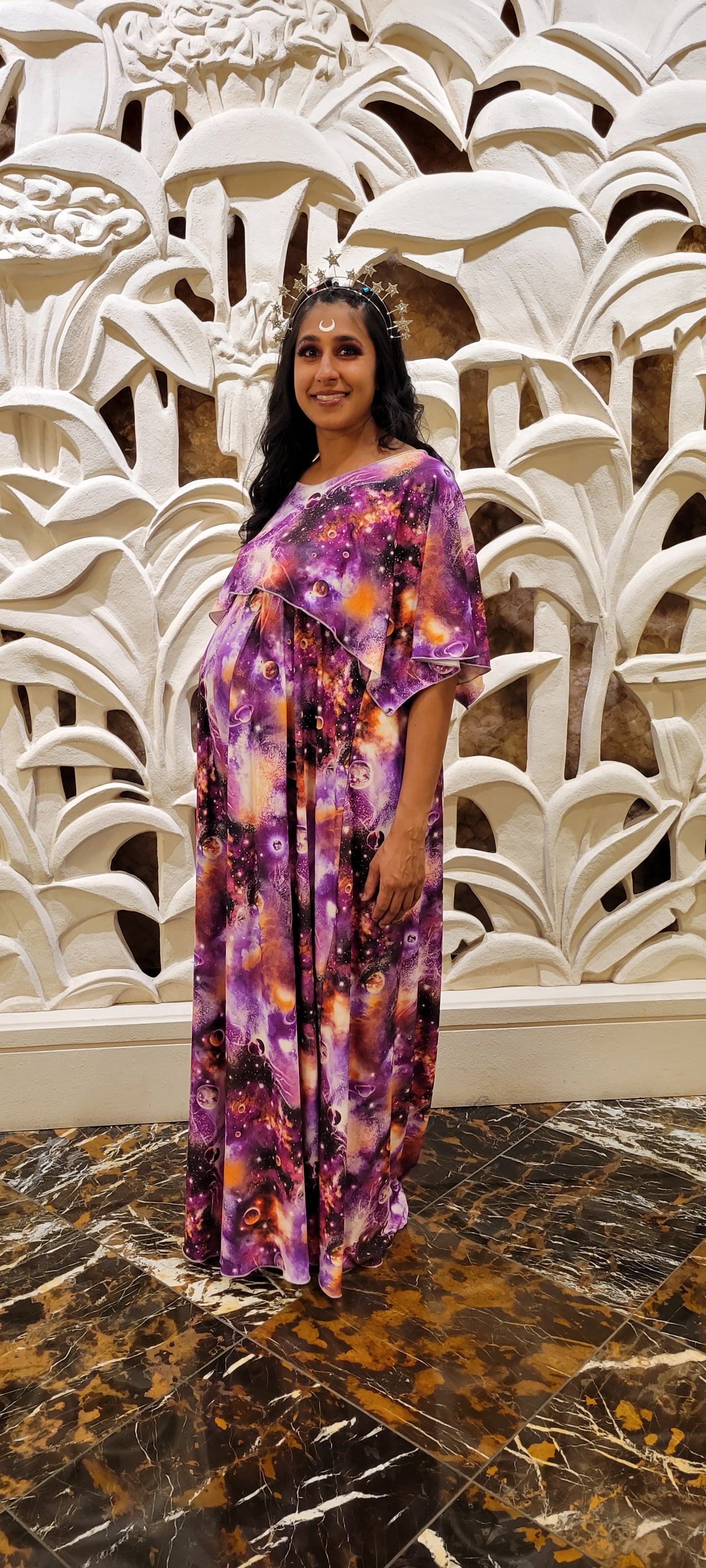 Medium Galaxy Strapless Jumpsuit with Cover