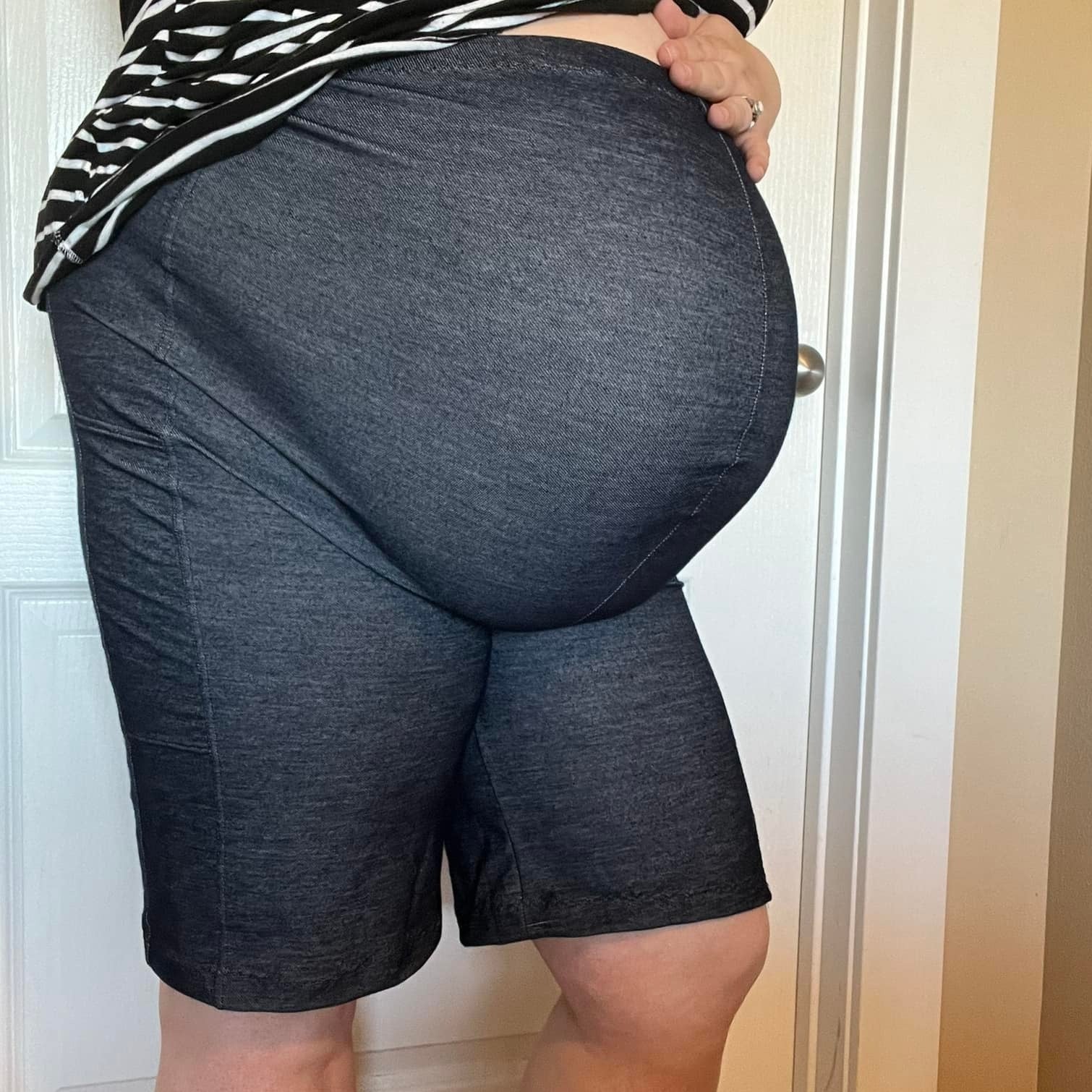 Bump Hugger Maternity Pants Digital Sewing Pattern – Yawning Mama