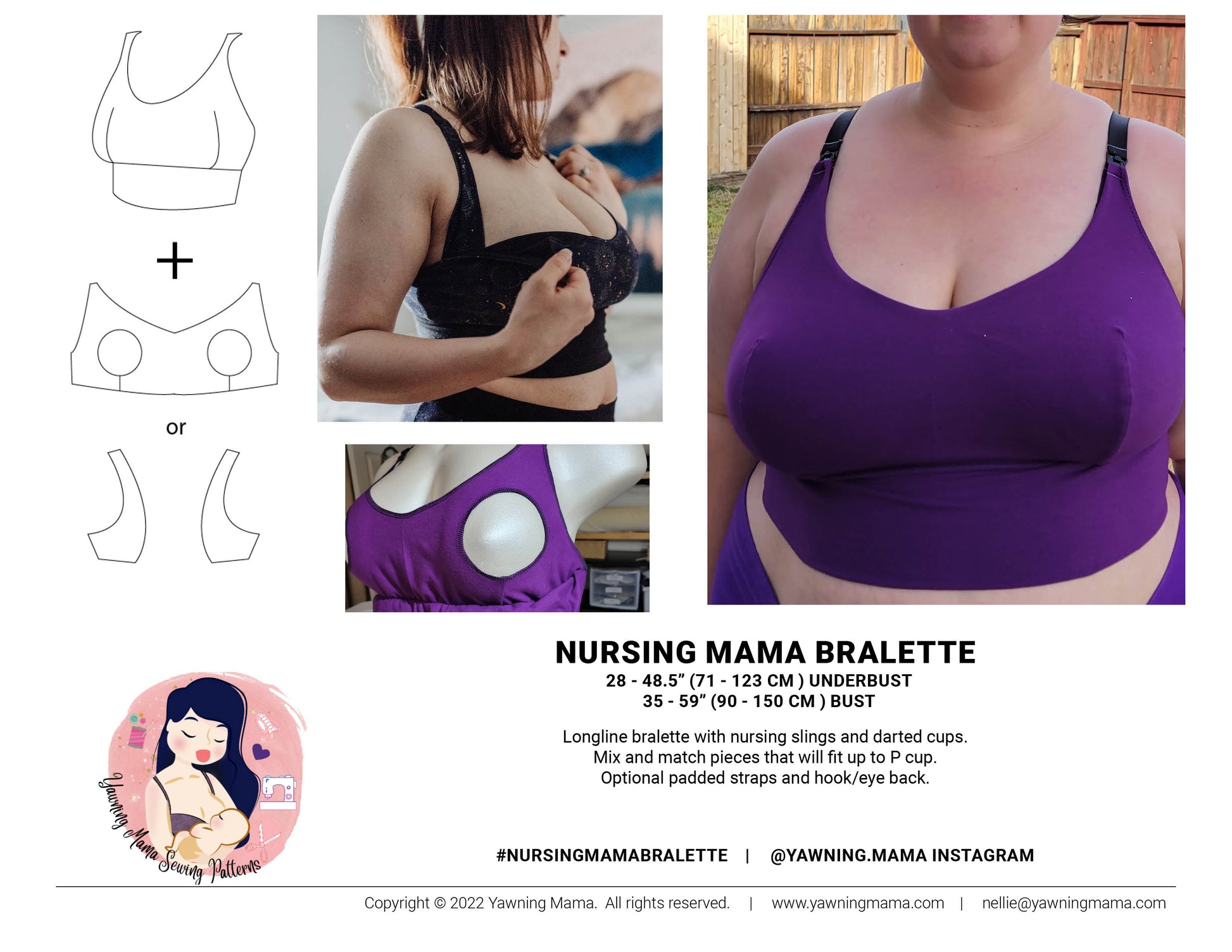 Nursing Mama Bralette – Yawning Mama